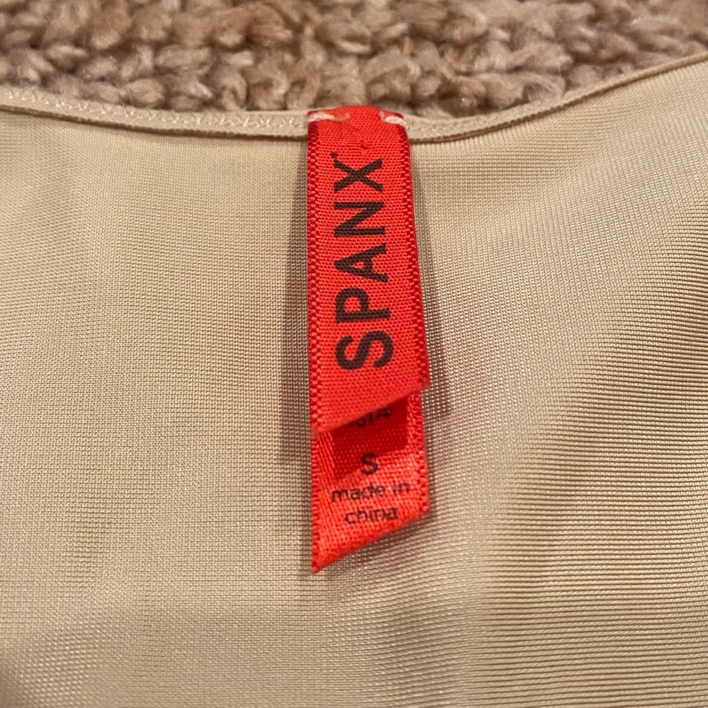 SPANX Small Shaping Cami Tank Top Tan Sand Nude - Picture 2 of 4